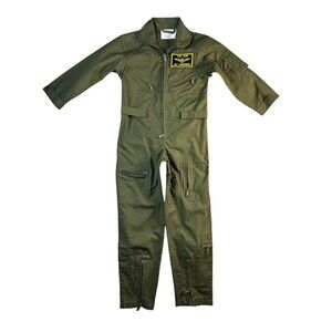 Rothco Top Gun Flighty Suit Green Jumpsuit Halloween Costume Dress-up  Size S